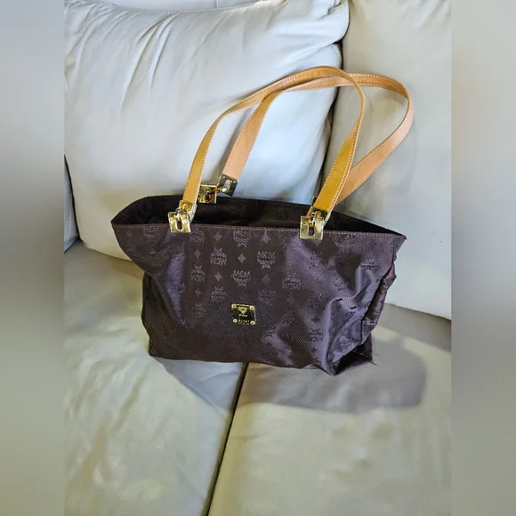 Mcm monogram nylon zip tote - Picture 3 of 7